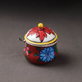  Kavad Handpainted Stainless Steel Ghee Pot 