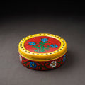  Kavad Handpainted Stainless Steel Red Masala Box 