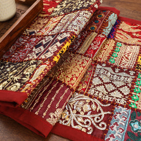 Khambadiya patchwork table runner (71 x 16 in) 05