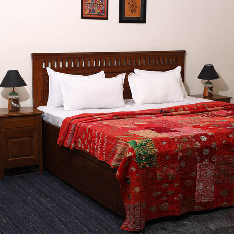 Khambadiya tagai patchwork quilt / gudri / blanket (108 x