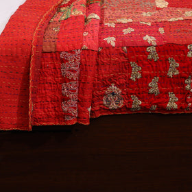 Khambadiya tagai patchwork quilt / gudri / blanket (108 x