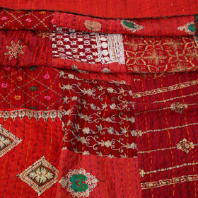 Khambadiya tagai patchwork quilt / gudri / blanket (108 x