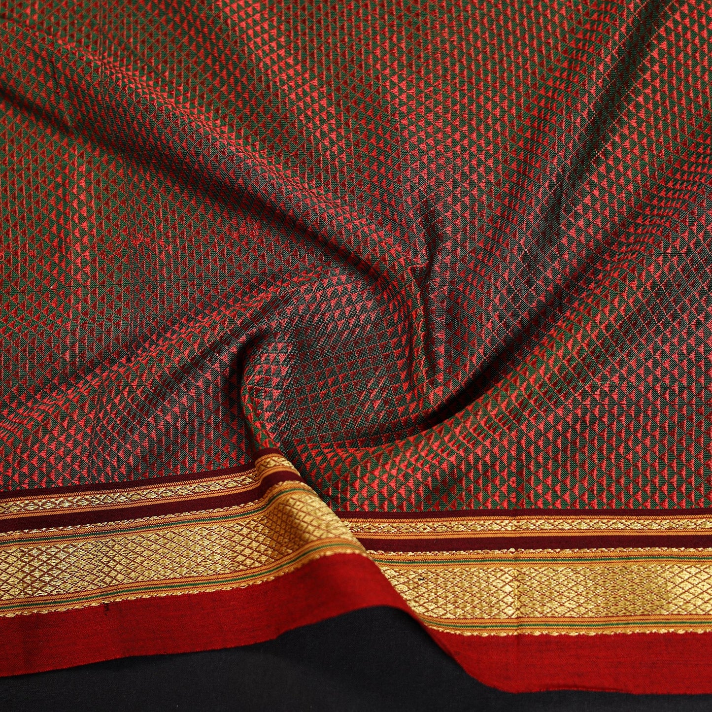 Khun weave cotton blouse piece 05 - handcrafted