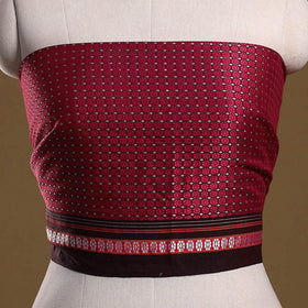 Khun weave cotton blouse piece 63 - handcrafted