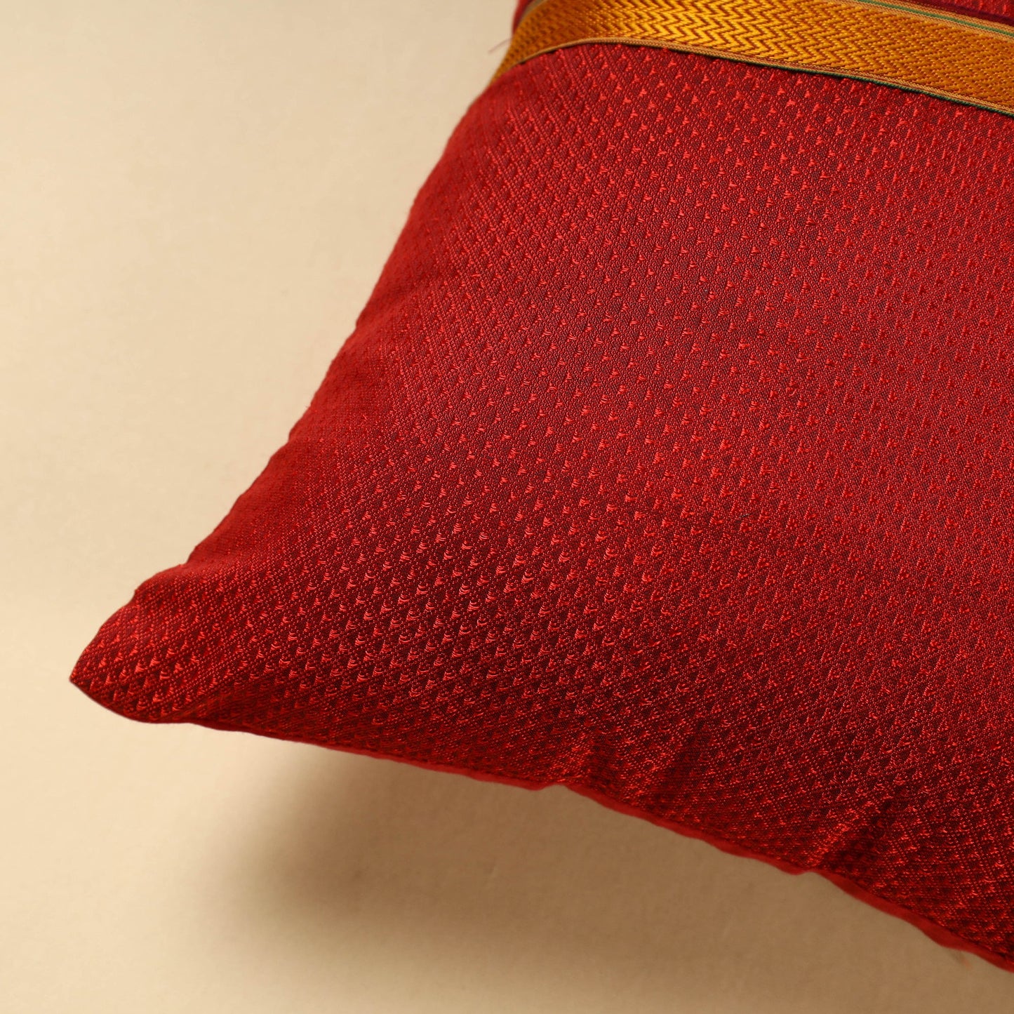  Khun Weave Cotton Cushion Cover (16 x 16 in) 