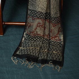 Kota doria cotton hand block bagru print 3pc unstitched