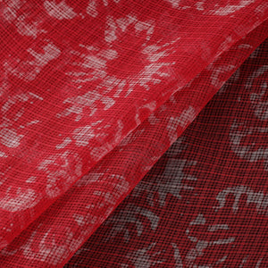 Kota doria cotton hand block batik print fabric 02