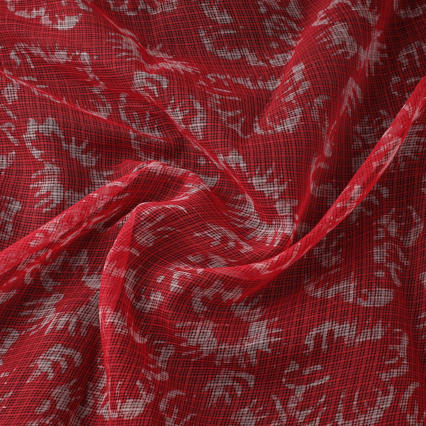 Kota doria cotton hand block batik print fabric 02