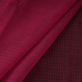 Red - Pink - Kota Doria Cotton Plain Fabric 12
