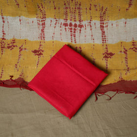 Kota doria cotton shibori tie-dye 3pc unstitched dress