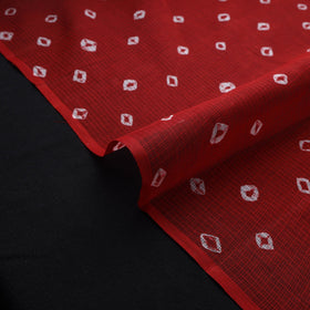 Kota doria cotton tie-dye bandhani fabric 06 - handcrafted