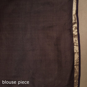 Red - kota doria silk tie-dye shibori saree 14 - handcrafted