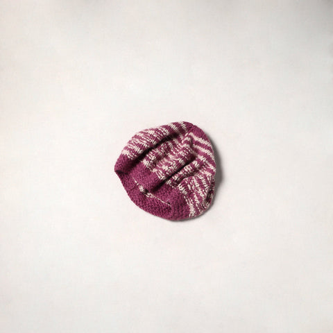 Red - kullu karishma hand knitted angora x merino wool