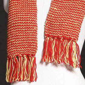  Kumaun Hand Knitted Woolen Muffler (66 in) 