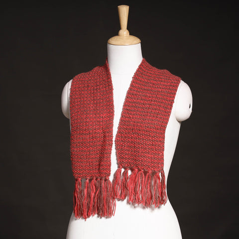  Kumaun Hand Knitted Woolen Muffler (66 in) 