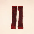 Red Kumaun Hand Knitted Woollen Hand Warmer
