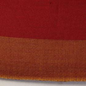 Red Kumaun Handwoven Merino Woollen Fabric