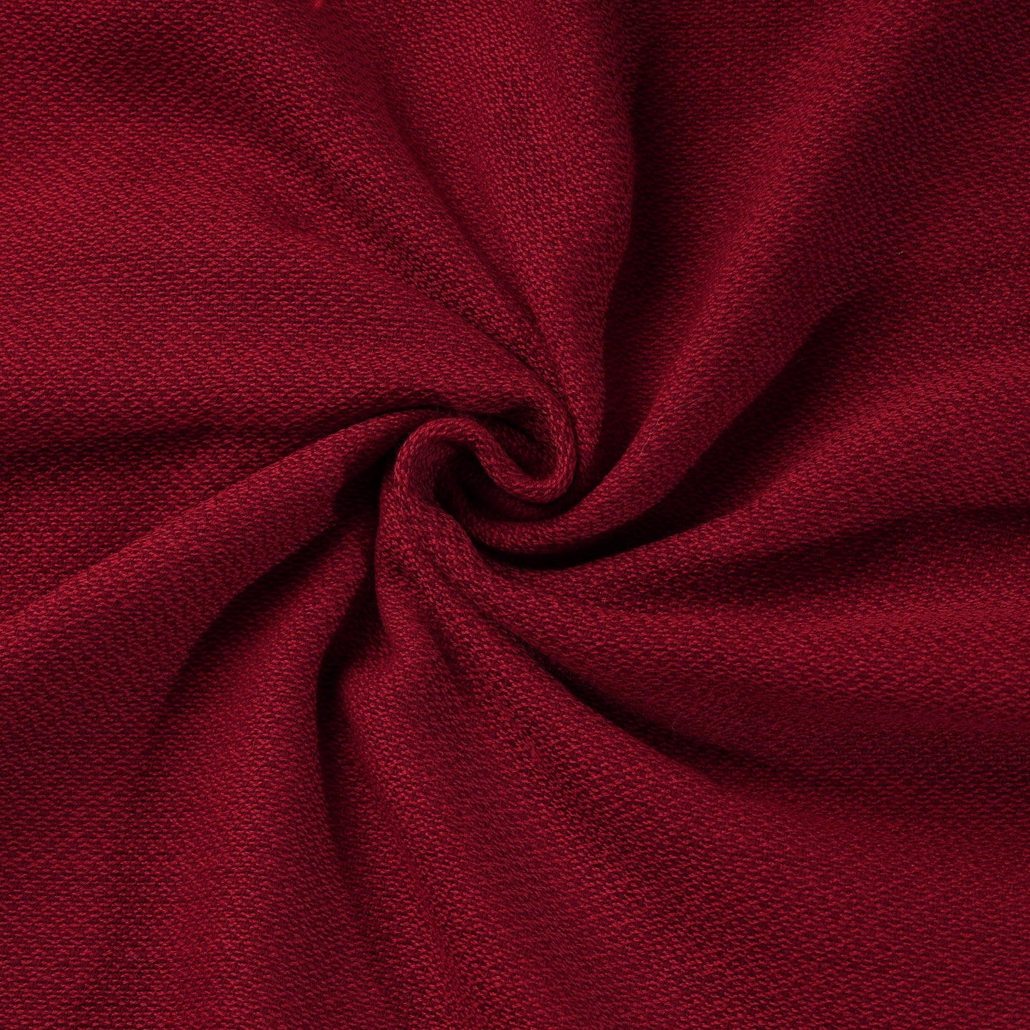 Red - Kumaun Handwoven Merino Woollen Fabric 12