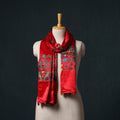 Kutch aari hand embroidery mashru silk stole 43