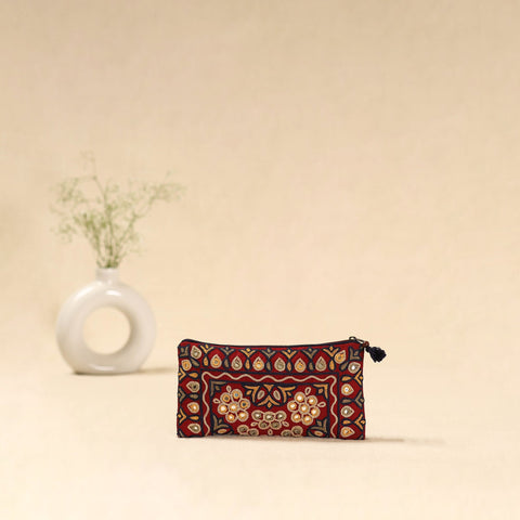 Kutch ahir hand embroidered clutch purse 03 - handcrafted