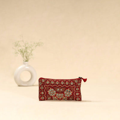 Kutch ahir hand embroidered clutch purse 07 - handcrafted