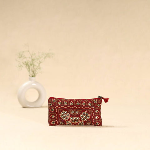 Kutch ahir hand embroidered clutch purse 07 - handcrafted