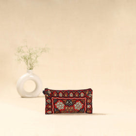 Kutch ahir hand embroidered clutch purse 10 - handcrafted
