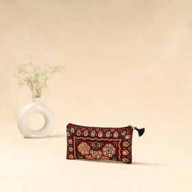 Kutch ahir hand embroidered clutch purse 11 - handcrafted
