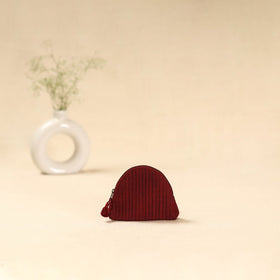 Kutch ahir hand embroidered coin pouch 120 - handcrafted