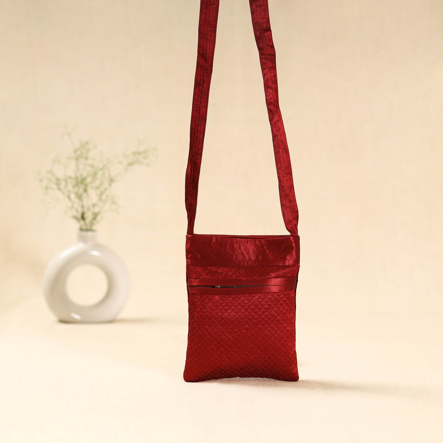 Kutch ahir hand embroidered sling bag 32 - handcrafted