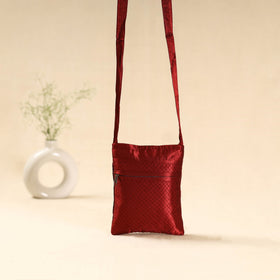 Kutch ahir hand embroidered sling bag 37 - handcrafted