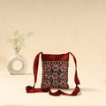 Kutch ahir hand embroidered sling bag 37 - handcrafted