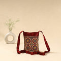 Kutch ahir hand embroidered sling bag 42 - handcrafted