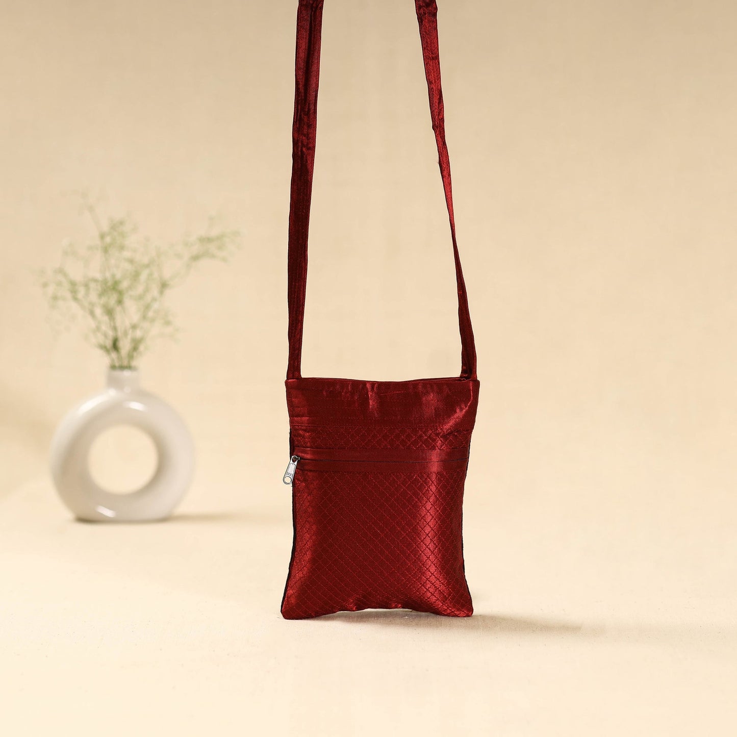 Kutch ahir hand embroidered sling bag 43 - handcrafted