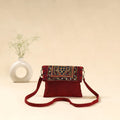 Kutch ahir hand embroidered sling bag 87 - handcrafted
