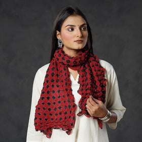 Buy Kutch Bandhani Tie-Dye Cotton Stole Online l iTokri.com