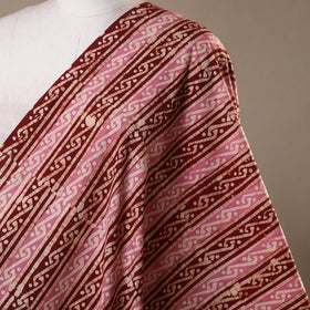 Red - kutch batik cotton fabric 07 - handcrafted