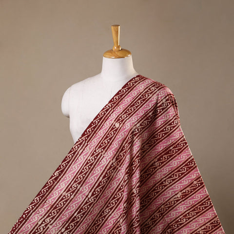 Red - kutch batik cotton fabric 07 - handcrafted