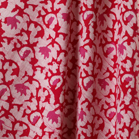 Red - kutch batik cotton fabric 71 - handcrafted
