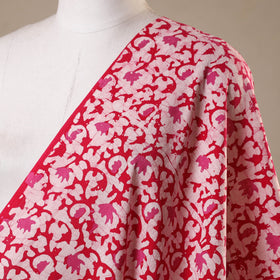 Red - kutch batik cotton fabric 71 - handcrafted