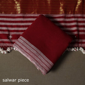 Kutch bhujodi handloom kala cotton 3pc unstitched dress