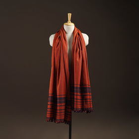 Kutch bhujodi handwoven wool shawl 52 - handcrafted