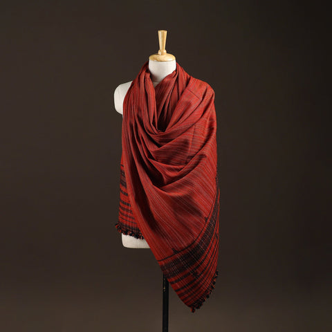 Kutch bhujodi handwoven wool shawl 58 - handcrafted