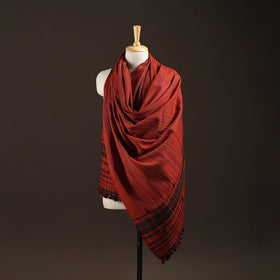 Kutch bhujodi handwoven wool shawl 58 - handcrafted