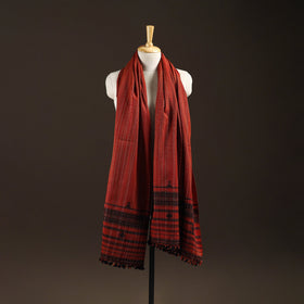 Kutch bhujodi handwoven wool shawl 58 - handcrafted