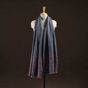 Kutch bhujodi handwoven merino wool dhabla shawl 18