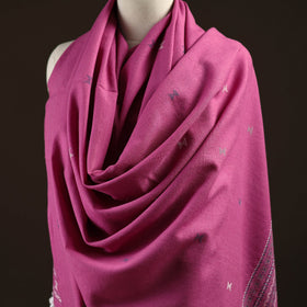 Kutch bhujodi handwoven merino wool dhabla shawl 20