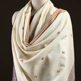 Kutch bhujodi handwoven merino wool dhabla shawl 21