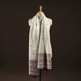 Kutch bhujodi handwoven merino wool dhabla shawl 21