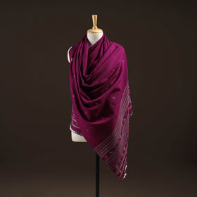 Kutch bhujodi handwoven merino wool dhabla shawl 23